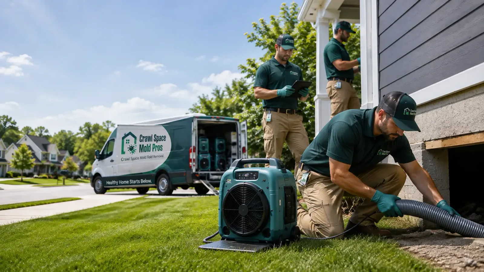 Crawl Space Mold Removal in Ames, OK